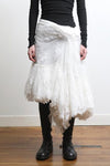marc le bihan silk skirt 25302 E23 off-white